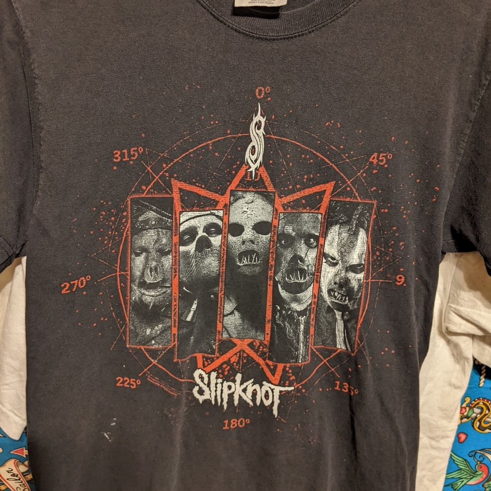 Slipknot 1972-2010 Paul Gray Memorial T Shirt Double Sided Hanes